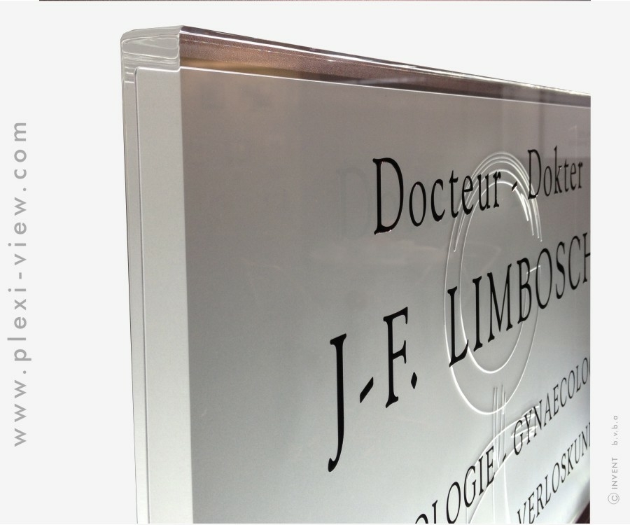 PLAQUE PROFESSIONNELLE LED DOCTEUR LUMIBLOCK 01-50X45